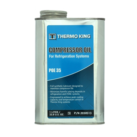 Product: Oil, 1 Liter - Compressor Oil - 2030513 | Thermo King Parts