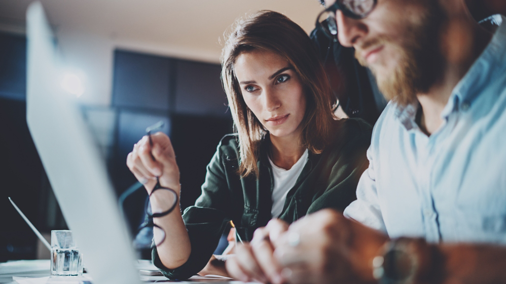 Business project team working together at meeting room at office.Horizontal.Blurred background.Flares.