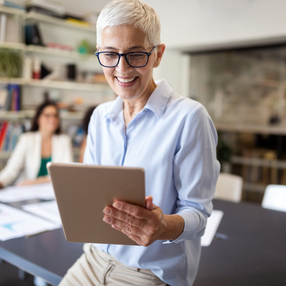 CEO owner leader company staff member portrait, possibly finance, accountant, manager