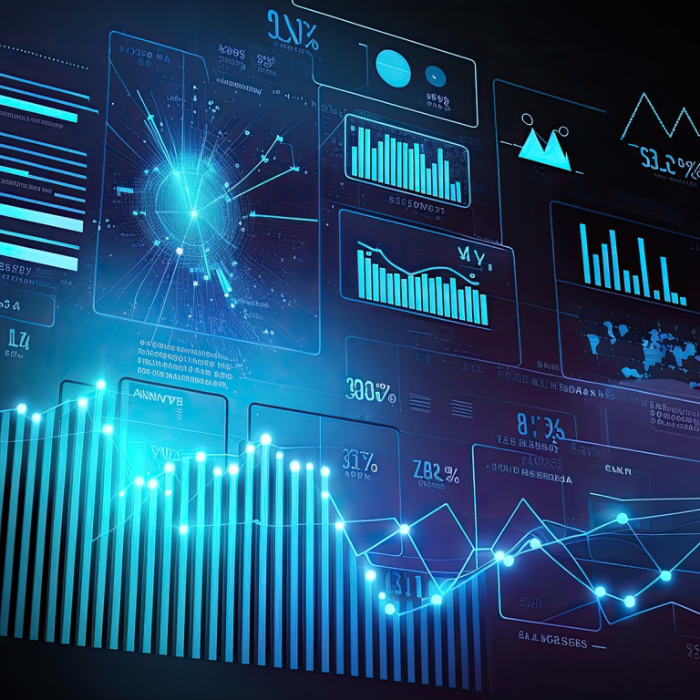 Business data analysis and analytics of customers insights with charts