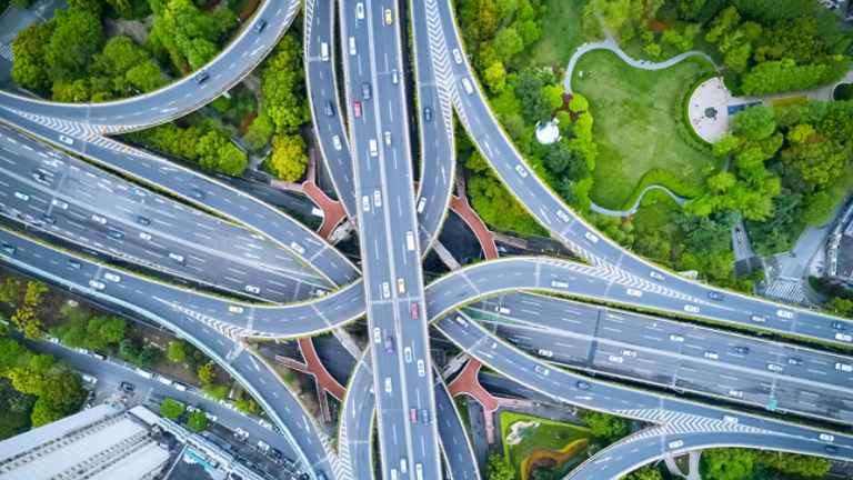 Busy Shanghai interchange