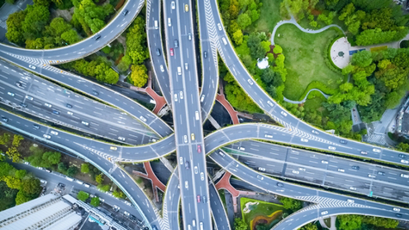 Busy Shanghai interchange