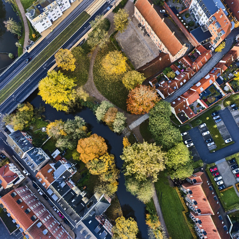 Downtown residential district