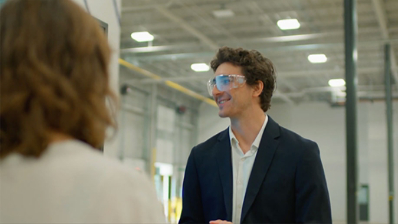 Cal Krause in industrial setting