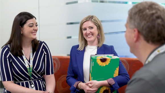 Employees with Hidden Disabilities Sunflower program lanyards