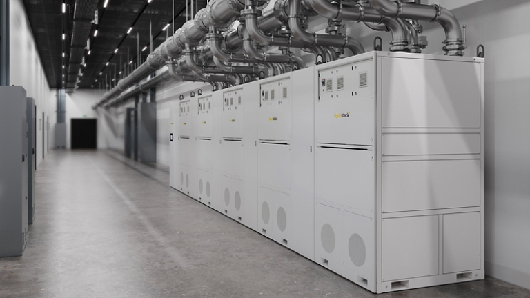LiquidStack equipment in modern facility corridor