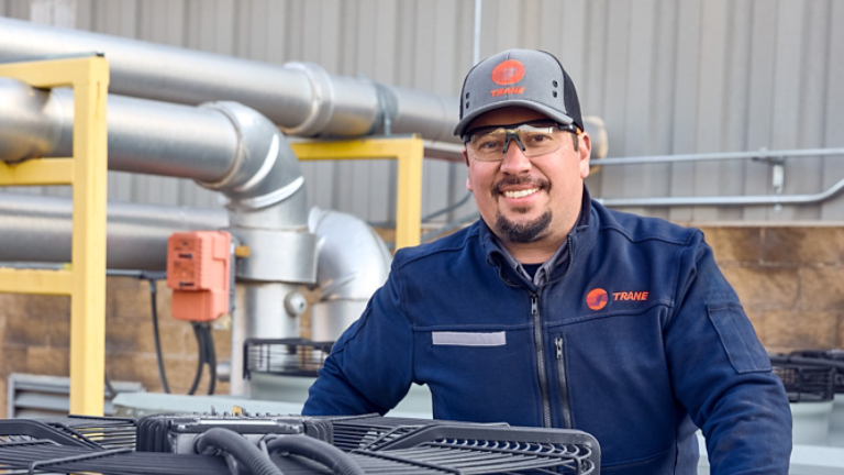 Technician inspecting units 3