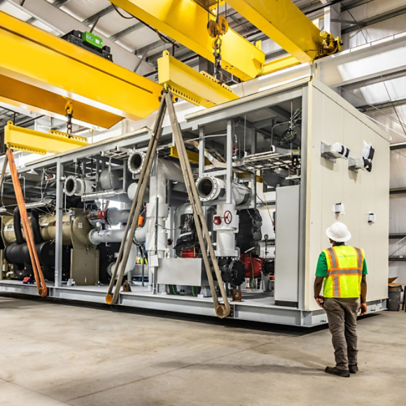 Stellar Energy equipment in warehouse facility