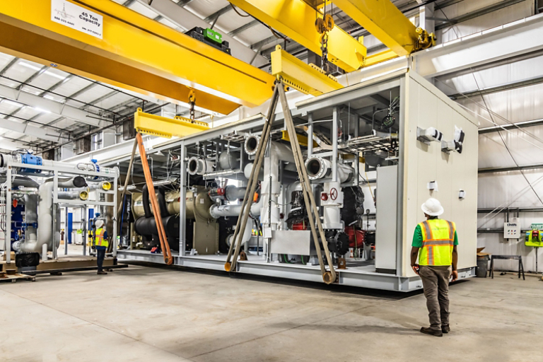 Stellar Energy equipment in warehouse facility