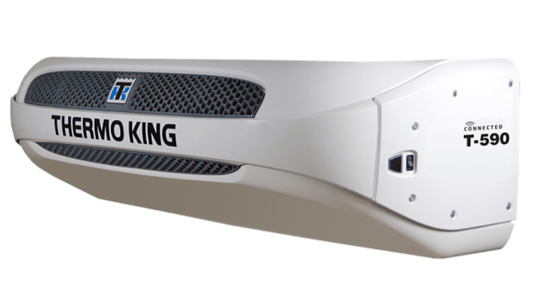 The T-590 is Thermo King’s next generation diesel-powered reefer unit for straight trucks