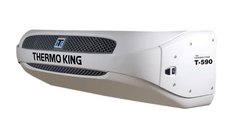 The T-590 is Thermo King’s next generation diesel-powered reefer unit for straight trucks