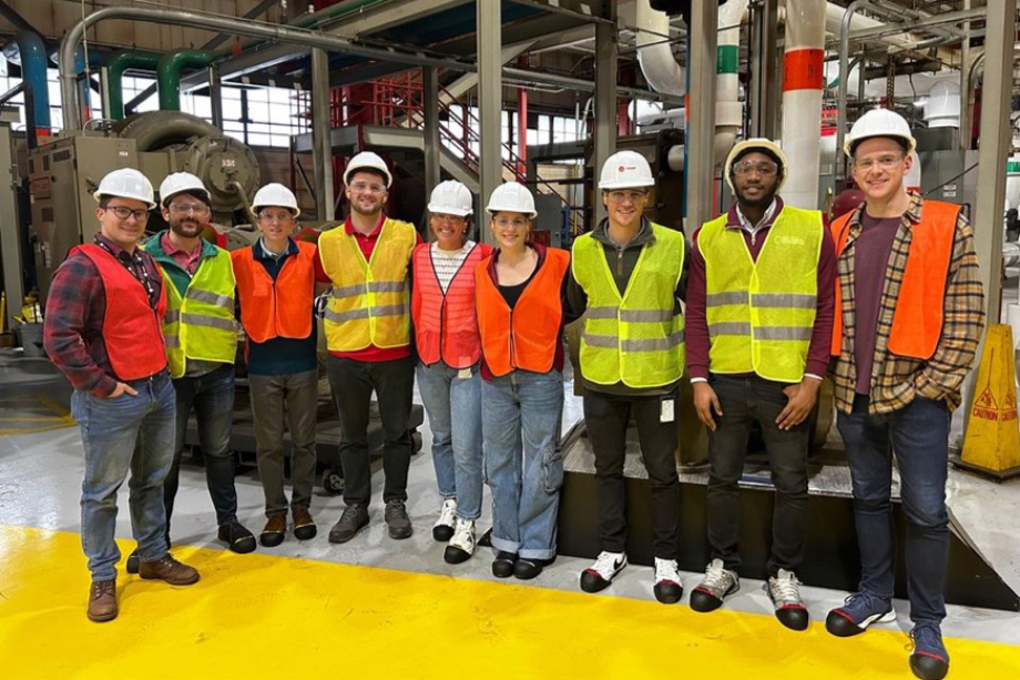 Graduate training program plant tour