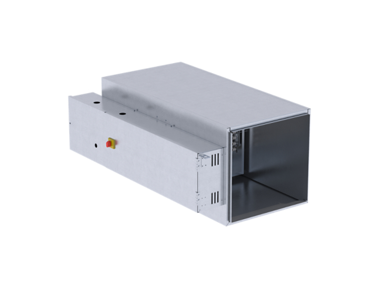 VariTrane VAV single duct terminal units model VCEF angle back transparent background