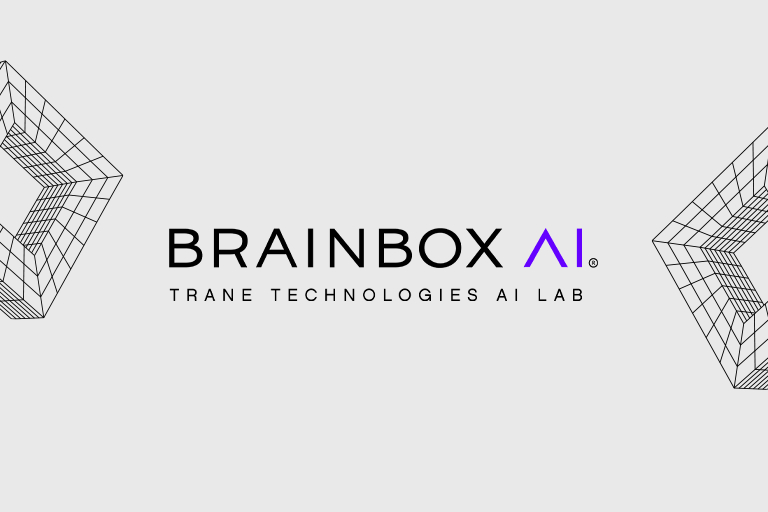 BrainBox AI Trane Technologies AI Lab graphic