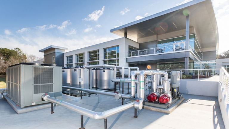 Air-Cooled Thermal Energy Storage System at Davidson
