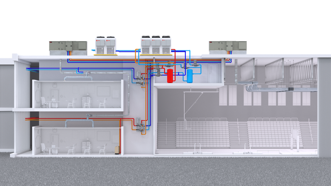 Air-to-Water Thermafit Modular Heat Pump System
