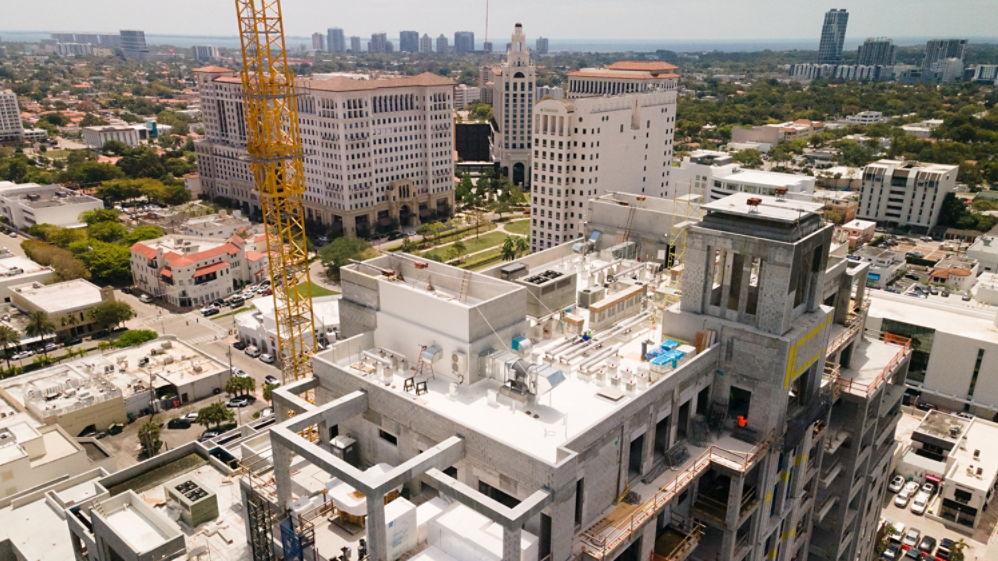 City Multi VRF High-Rise Residential Rooftop View