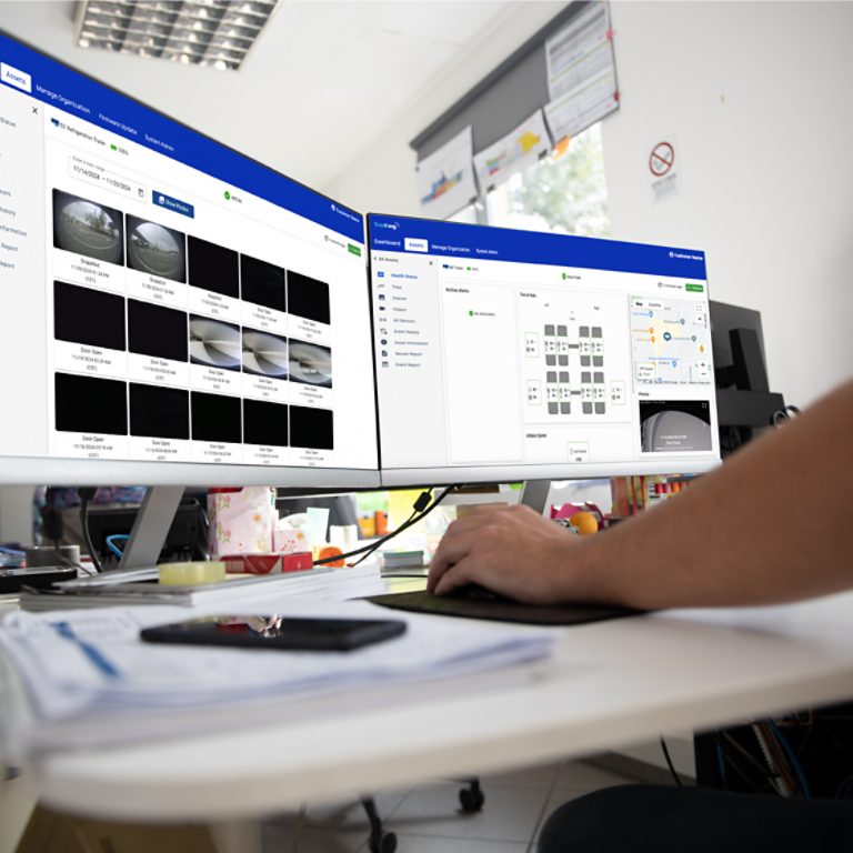 TracKing telematics uses temperature reports and graphs to prove that sensitive cargo was maintained at the desired temperature