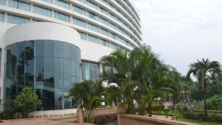 Outside of green building