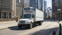 e1000 All-Electric Truck TRU City Scene 6 Image