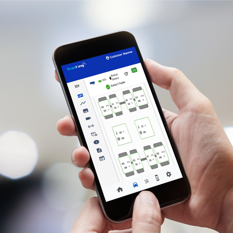 TracKing telematics uses temperature reports and graphs to prove that sensitive cargo was maintained at the desired temperature