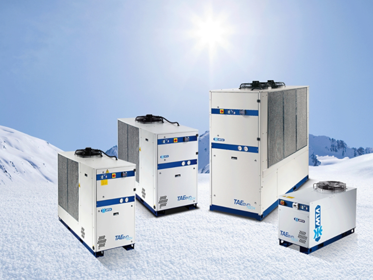 process chillers in snow