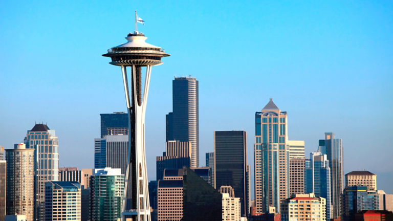 Seattle Skyline Stock Photo