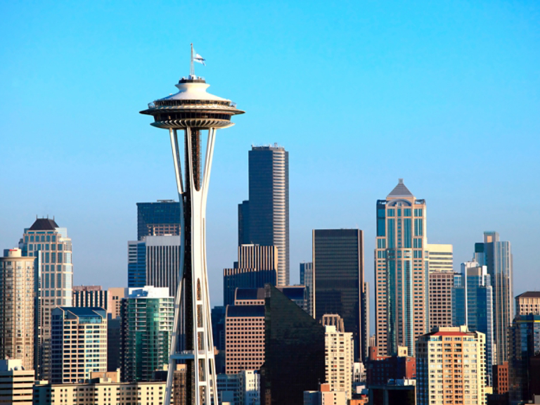 Seattle Skyline Stock Photo