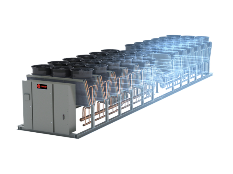 Air-Cooled Oil-Free Magnetic Bearing Chiller model TCAB 650 – 850 Tons 