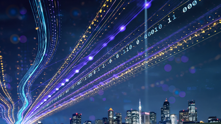Urban Data Center Internet of Things Abstract View