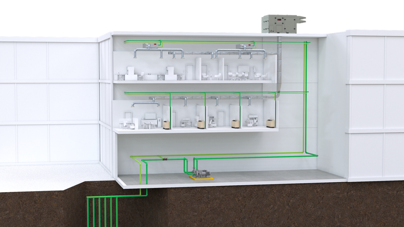 Distributed Geothermal System