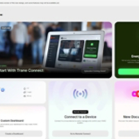 Trane Connect Home Screen