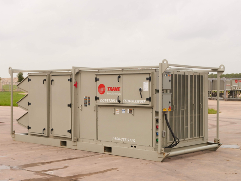 Trane air conditioner rental for commercial, industrial, and event spaces