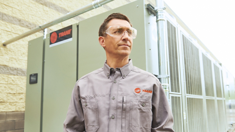 Technician Chiller Outdoors