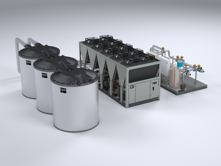 Illustration of a thermal battery energy storage system