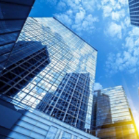 Commercial buildings in Hongkong are low angle, China,