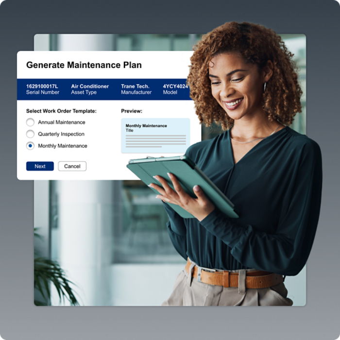 Trane Maintenance Manager Generate Plan