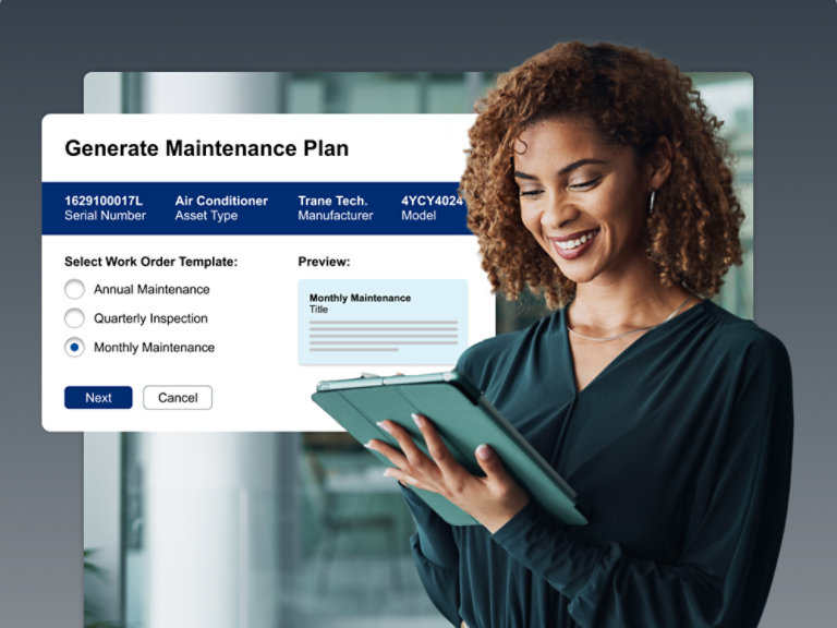 Trane Maintenance Manager Generate Plan