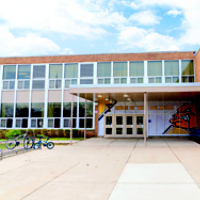 Front of School within the Trenton Public School District