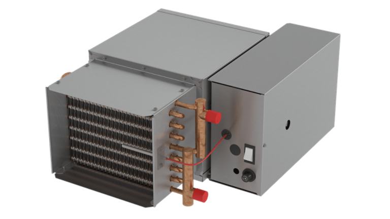 VariTrane VAV single duct Terminal Unit Model VCWF background
