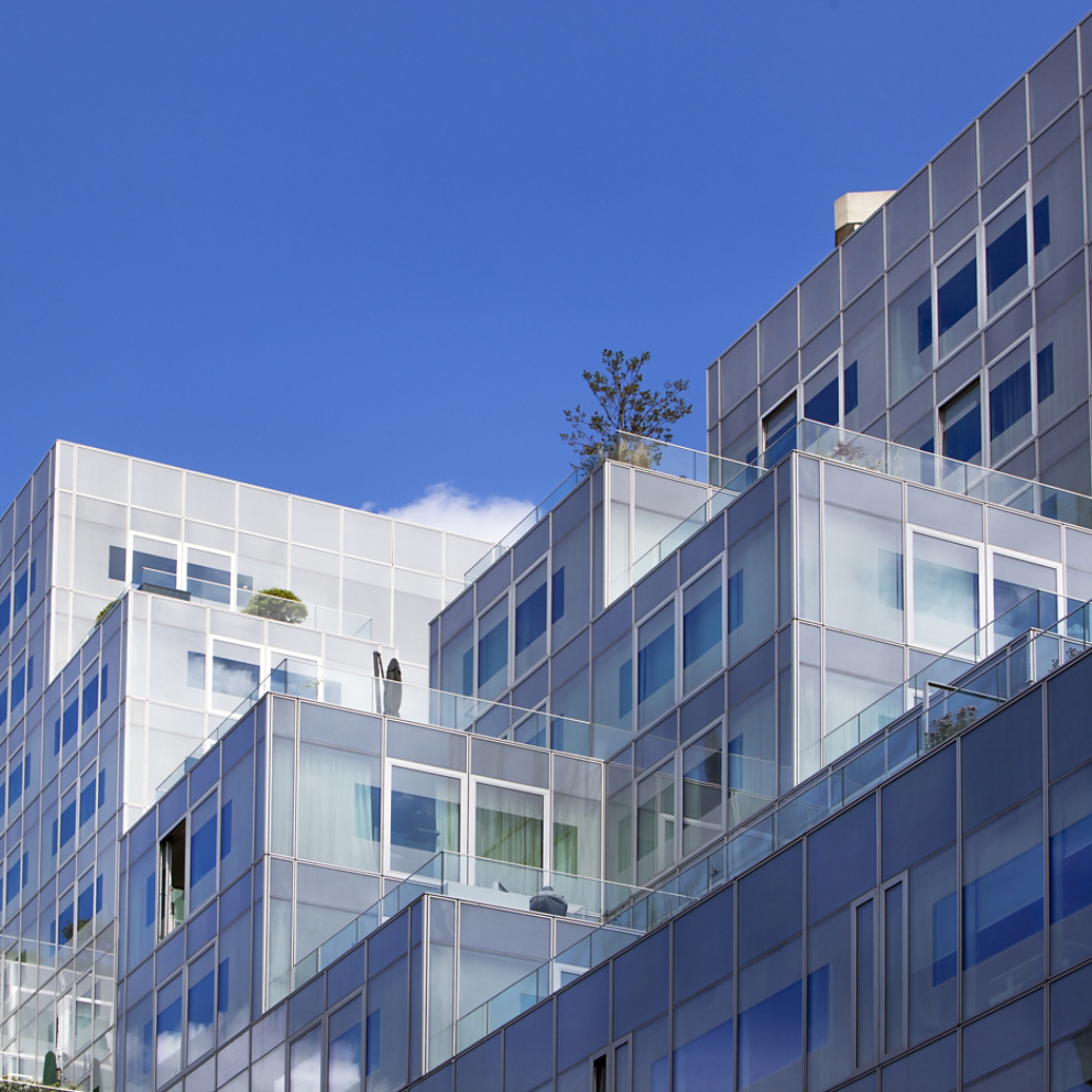 Modern apartments in the center of Rotterdam