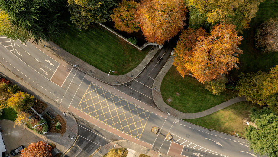 Autumn intersection