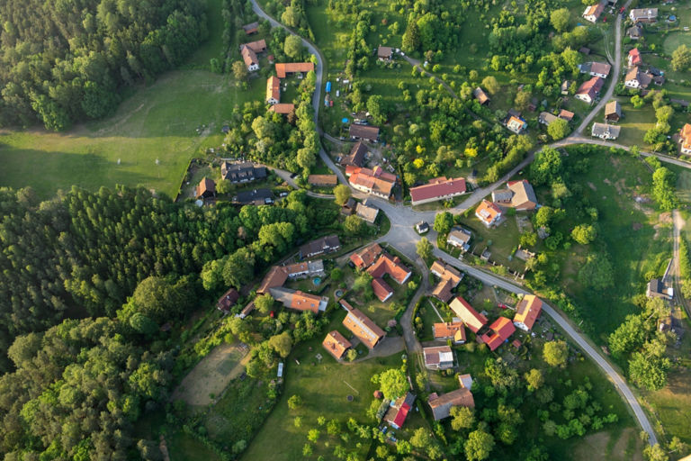Residential countryside village