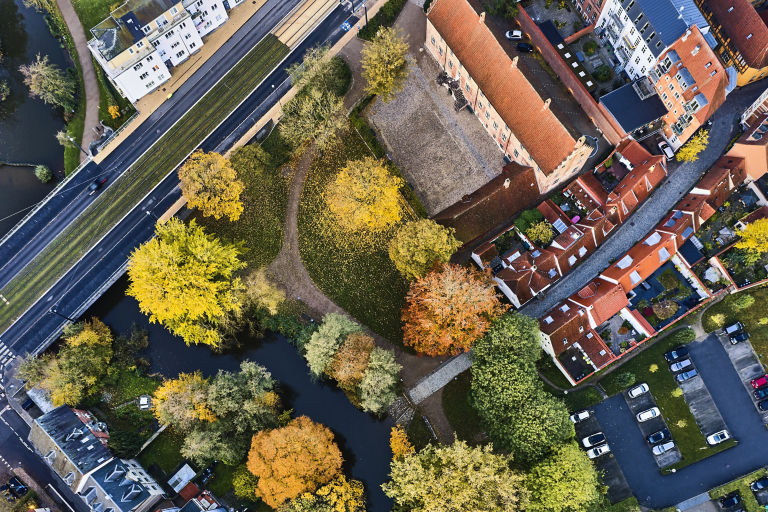 Downtown residential district