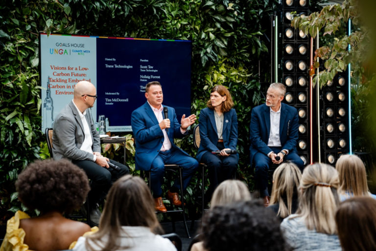 Scott Tew Speaking at Goals House at Climate Week NYC 2024