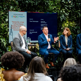 Scott Tew Speaking at Goals House at Climate Week NYC 2024