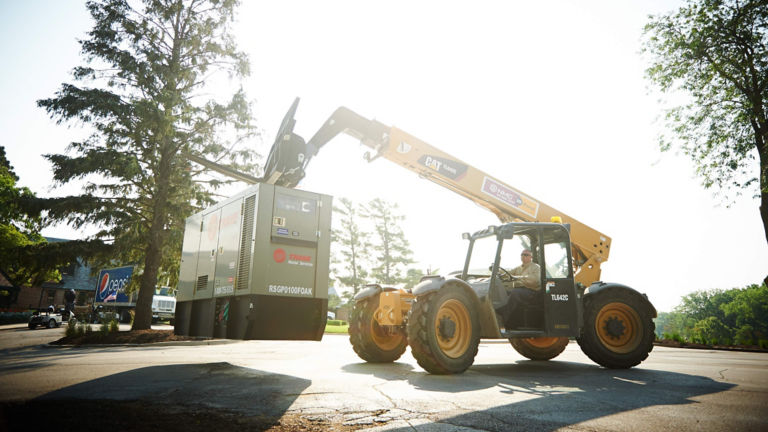  Rental Unit on Skid Steer Loader 2