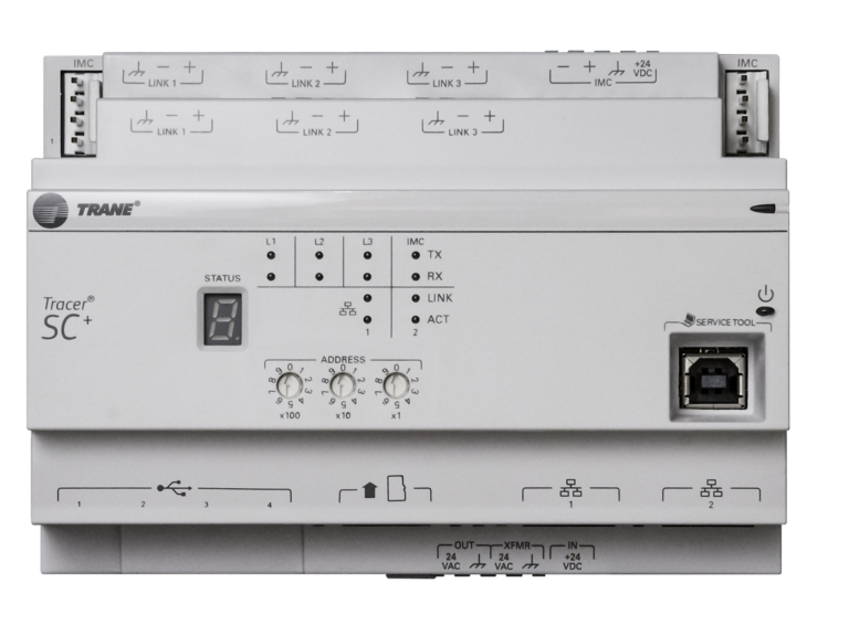 Tracer SC+ provides building automation for Trane and non-Trane equipment