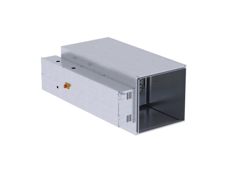 VariTrane VAV single duct terminal units model VCEF angle back transparent background