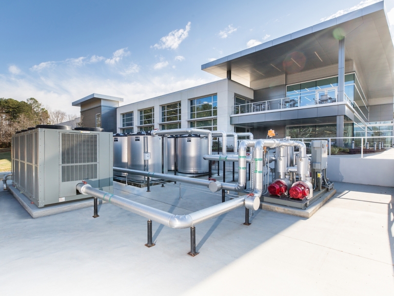 Air-Cooled Thermal Energy Storage System at Davidson